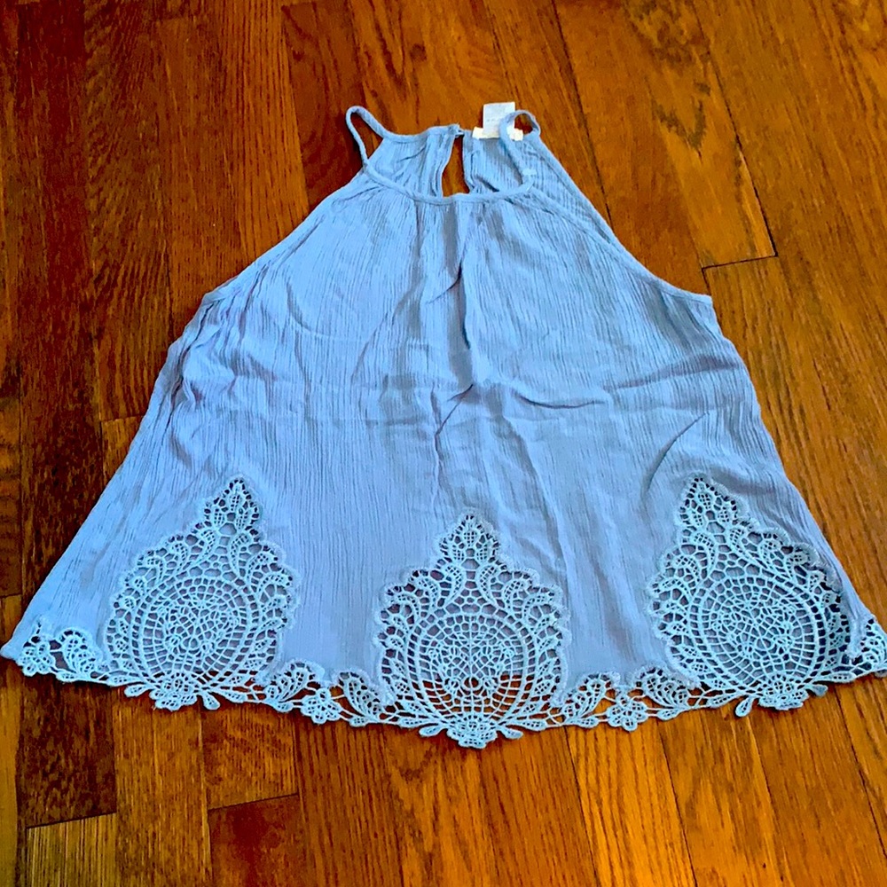 Blue tank top from inTu.